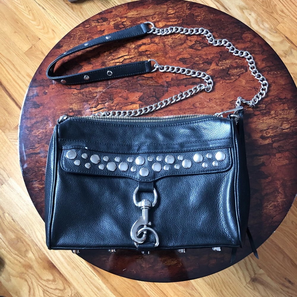 REBECCA MINKOFF BLACK SIDE BAG